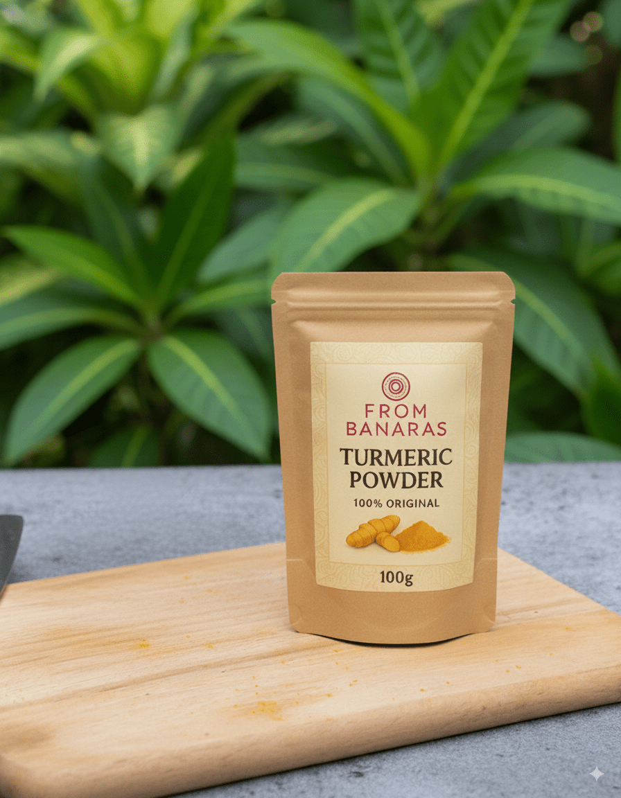 Organic Turmeric Powder β Pure Banarasi Haldi for Immunity & Wellness - Image 3