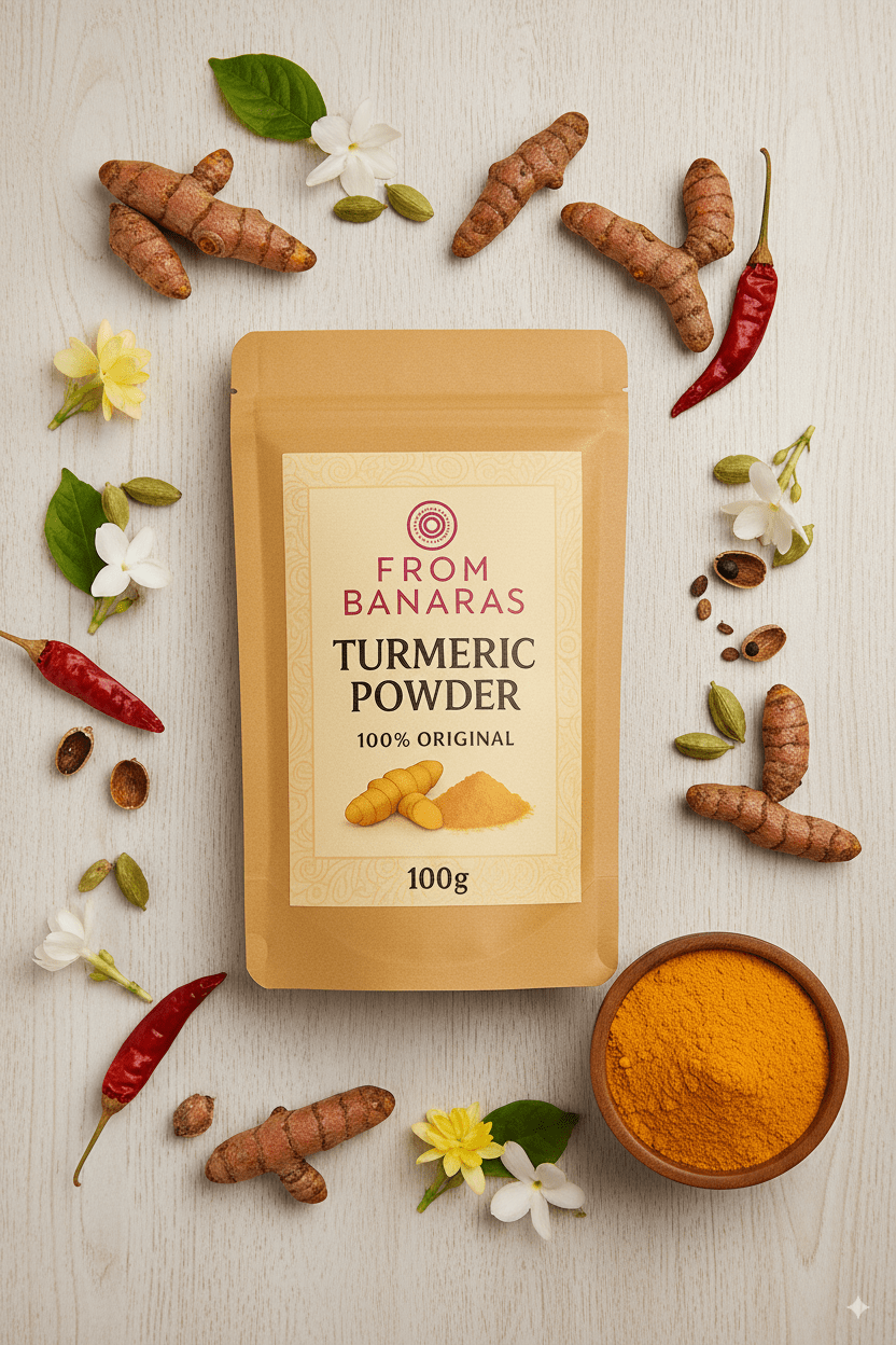 Organic Turmeric Powder β Pure Banarasi Haldi for Immunity & Wellness - Image 5