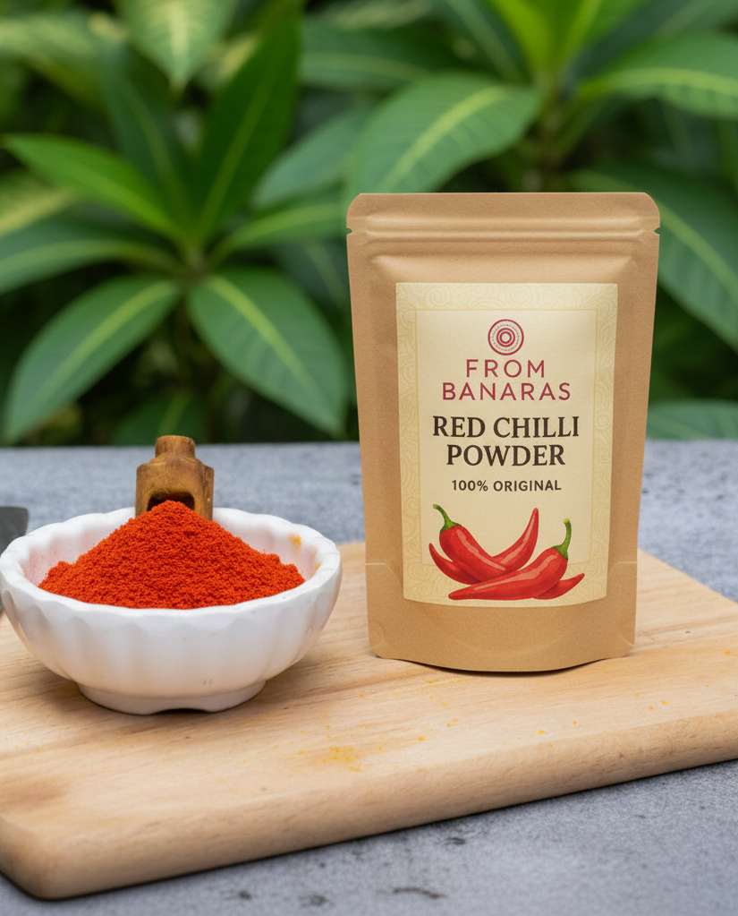organic red chilli powder from baanras