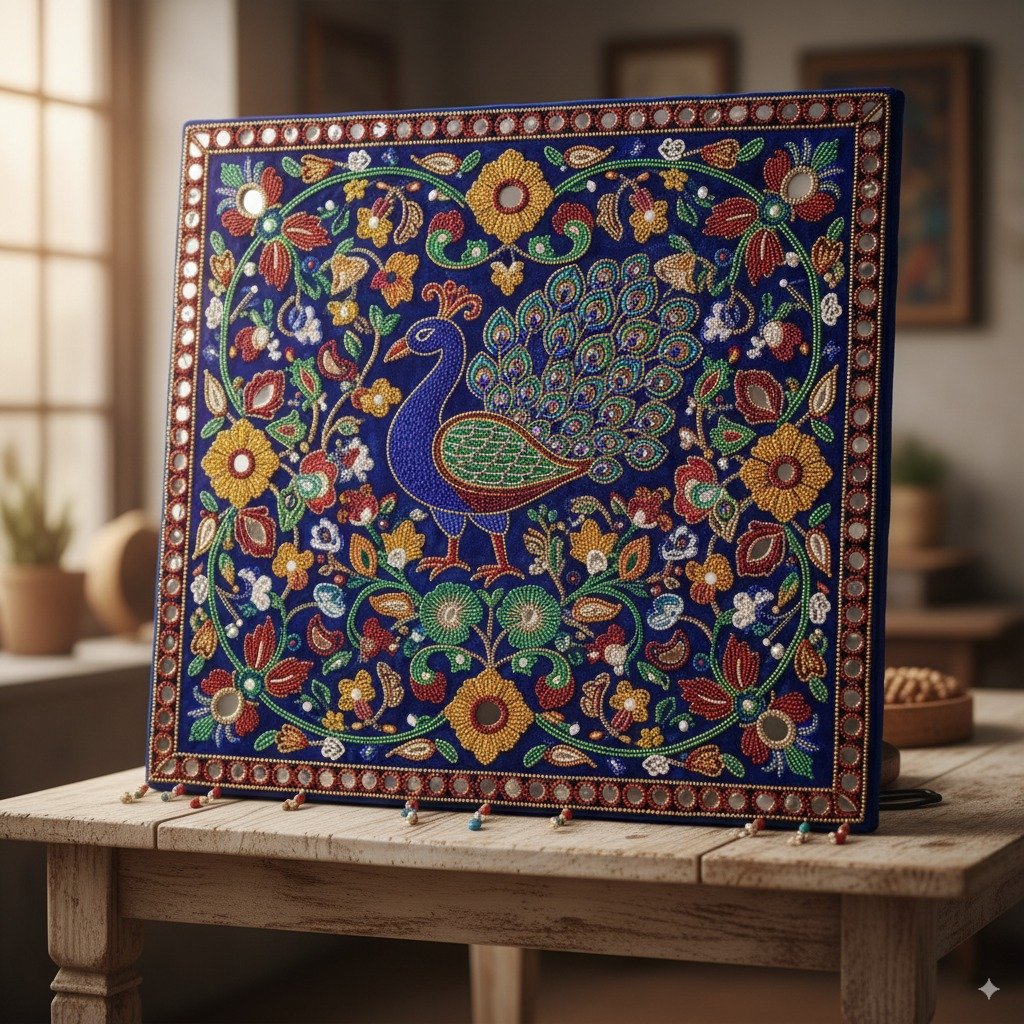 glass beads work Glass Beads Work From Banaras