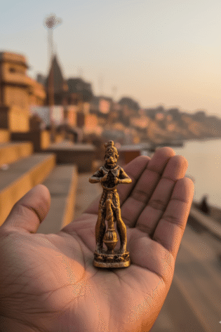 hanuman ji in hand from banaras