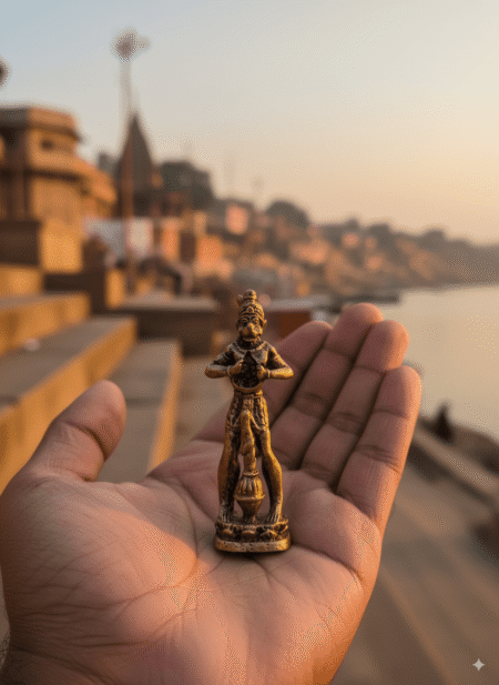 hanuman ji in hand from banaras
