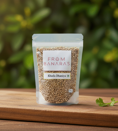 organic whole dhaniya from banaras