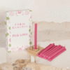Pink Lotus Bamboo-less Incense Sticks (20 Sticks + Holder) | From Banaras