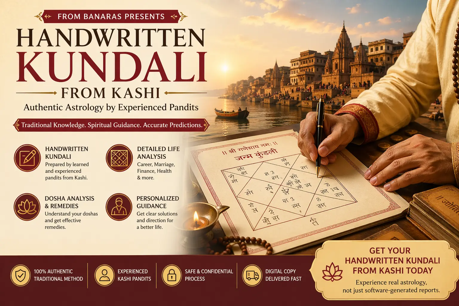 From Banaras presents: Handwritten Kundali from Kashi